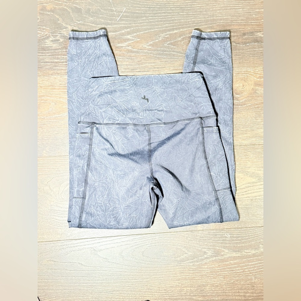 Women's Blue  High-Waisted Leggings Size S
